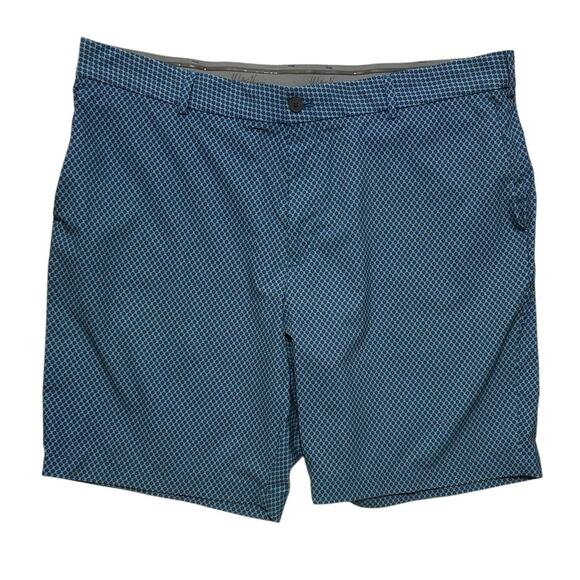 Walter Hagen Mens Golf Shorts Blue Print W42 Performance Stretch Preppy‎ Sport - Picture 1 of 10